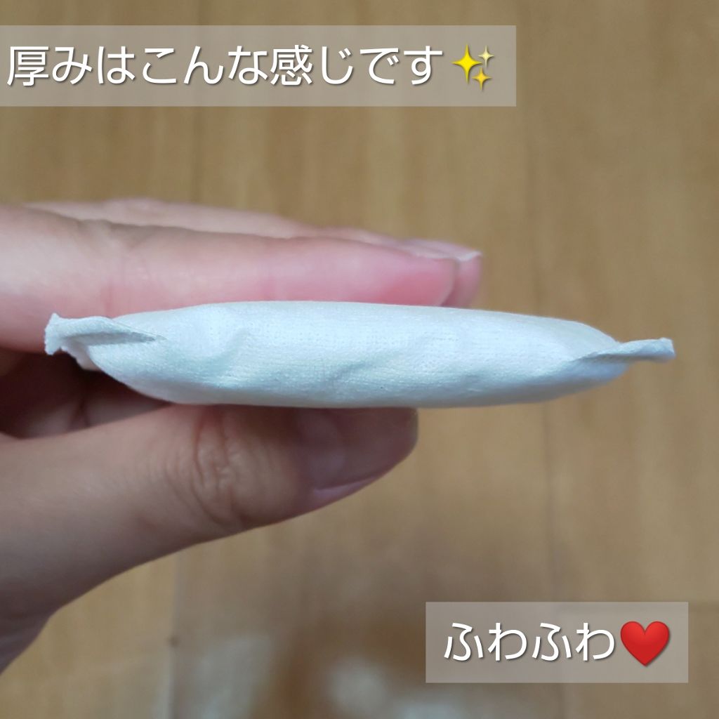 ふきとりコットンシルキー仕立て/シルコット/コットンを使ったクチコミ(2枚目)