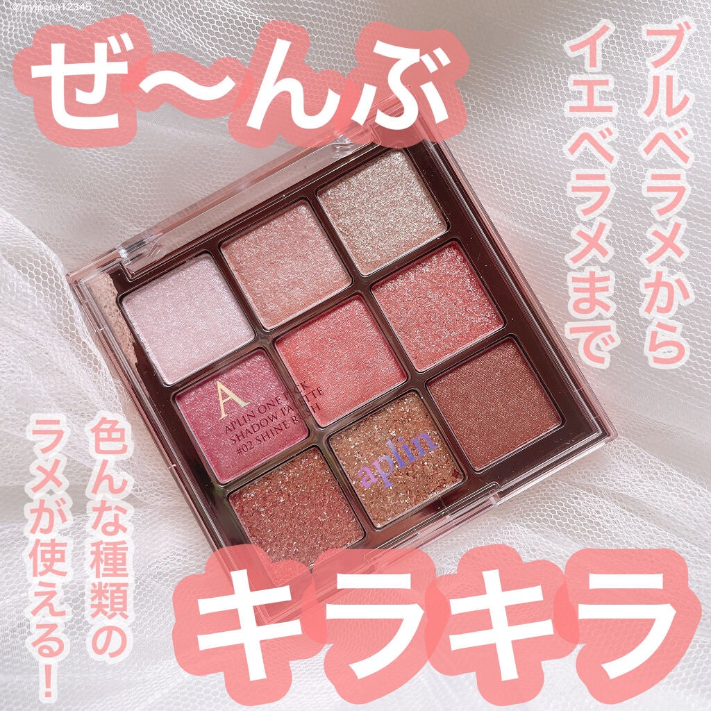 ワンピックアイシャドウパレット/APLIN/アイシャドウパレットを使ったクチコミ(1枚目)