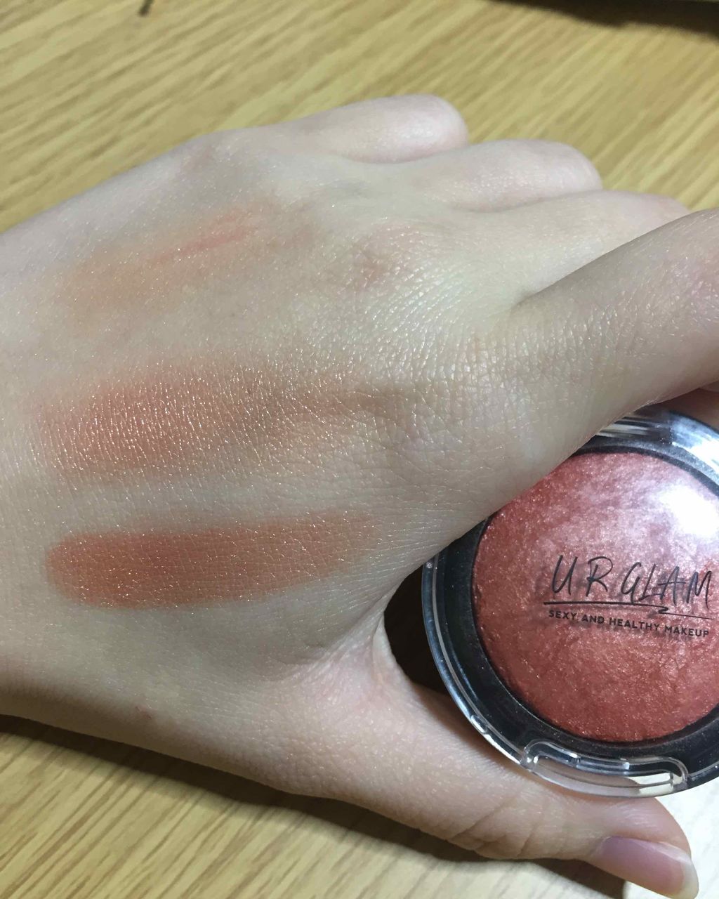 UR GLAM　EYE & CHEEK COLOR/U R GLAM/単色アイシャドウを使ったクチコミ（2枚目）