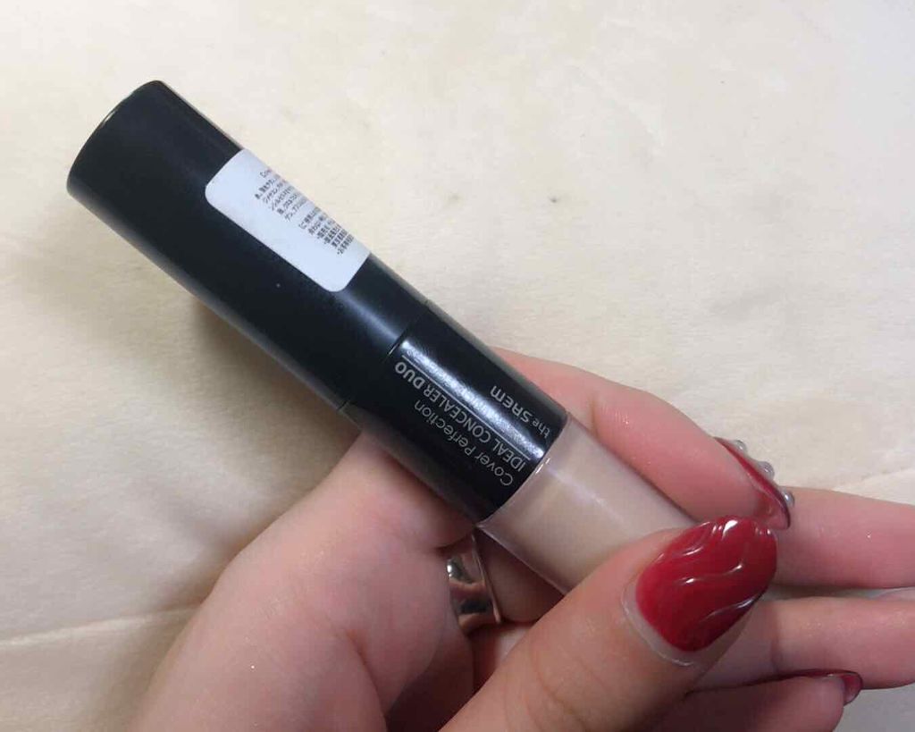 カバーパーフェクション アイディールコンシーラー デュオ/the SAEM/スティックコンシーラーを使ったクチコミ(4枚目)
