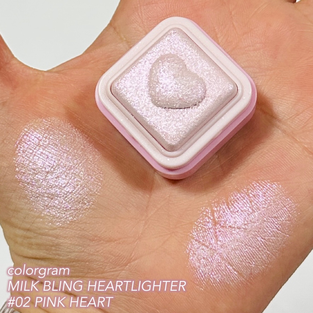 ミルクブリンハートライター/Colorgram/パウダーハイライトを使ったクチコミ（2枚目）