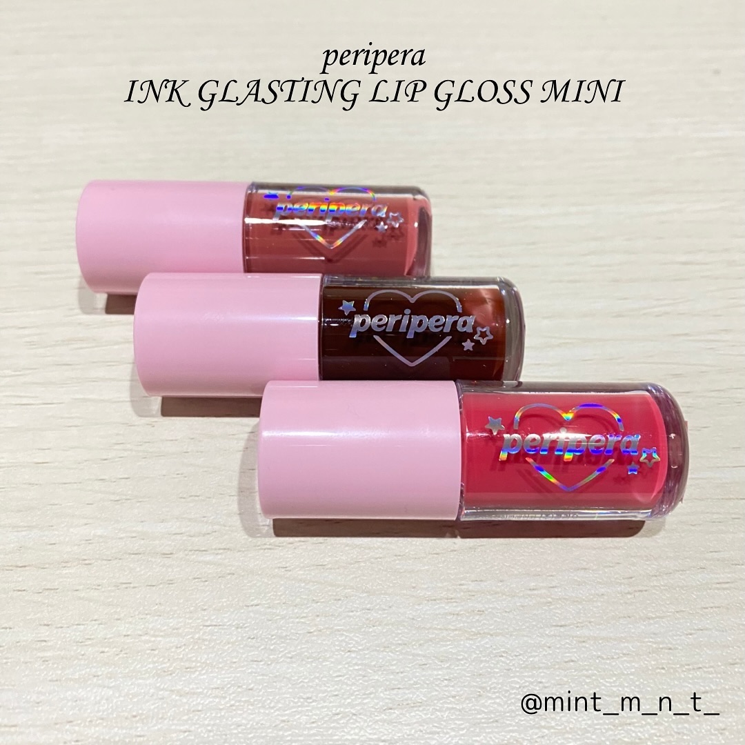 インク グラスティング リップ グロス 14 ファインド ジョイ(FIND JOY)/PERIPERA/リップグロスを使ったクチコミ（1枚目）