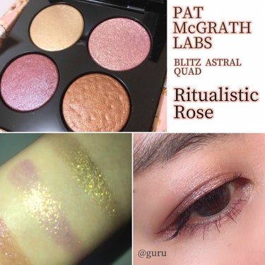 PAT McGRATH LABS BLITZ ASTRAL QUADのクチコミ「PATホリデーが再販されたと聞き、すぐに上げたかったのに遅れちゃった🙏💦

PAT McGra.....」（1枚目）