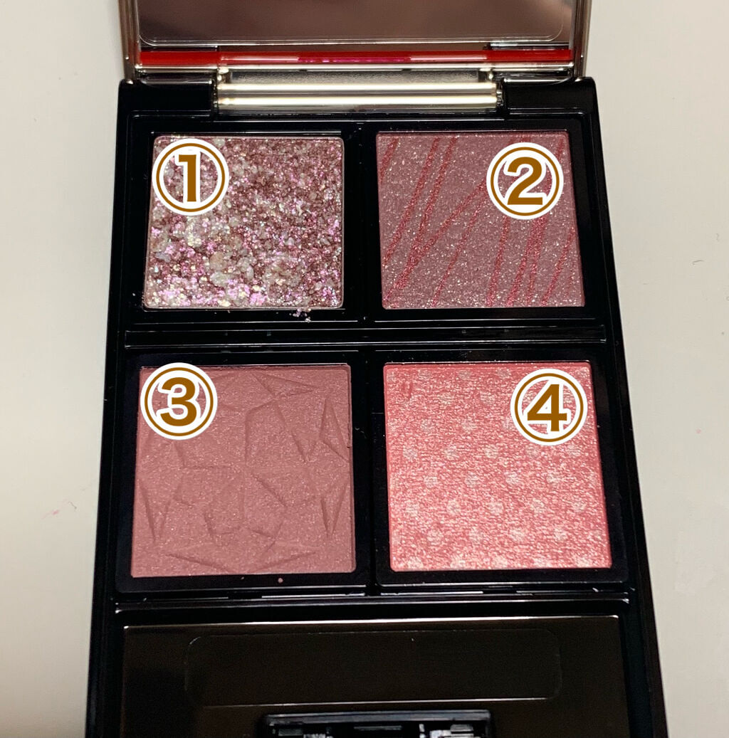 ドラマティックアイカラー (パウダー)/(クリーム)/マキアージュ/アイシャドウパレットを使ったクチコミ（3枚目）