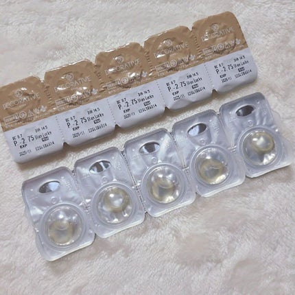 デコラティブアイズ UVモイスト/Decorative Eyes/カラーコンタクトレンズを使ったクチコミ(3枚目)