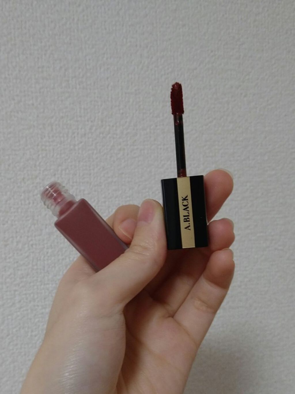 アーティスティックベルベットティント/A.BLACK/リップティントを使ったクチコミ（3枚目）