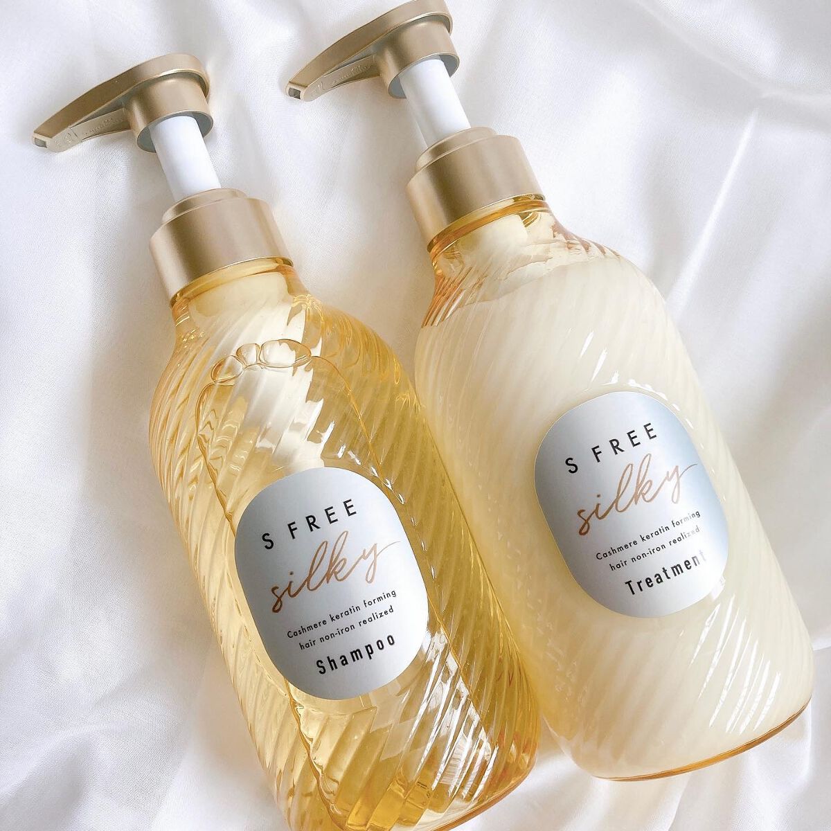 シャンプー シルキースムース/トリートメント シルキースムース /S FREE/市販シャンプーを使ったクチコミ(2枚目)