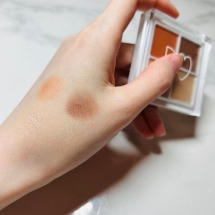 THE アイパレR 05 予感のアプリコット【旧】/b idol/アイシャドウパレットを使ったクチコミ(3枚目)