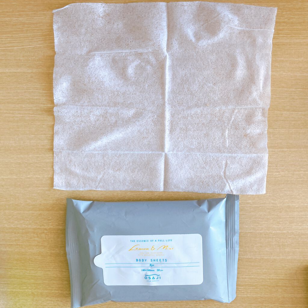 ボディシート Ryo/OSAJI/ボディシートを使ったクチコミ(3枚目)