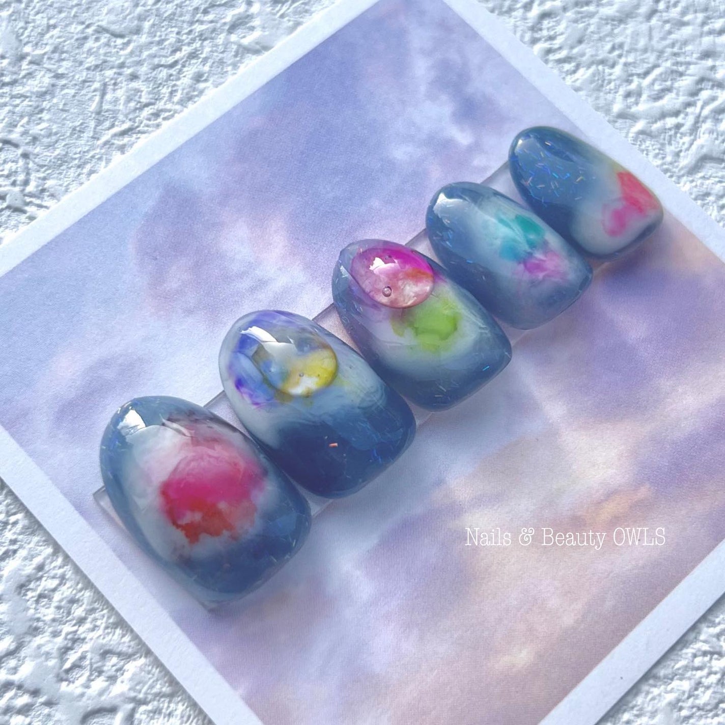 ぴよこれいと あうるす on LIPS 「✨🌈☁️💧昨日寝る前に思い浮かんだデザイン。涙の数の分、愛し、..」(1枚目)