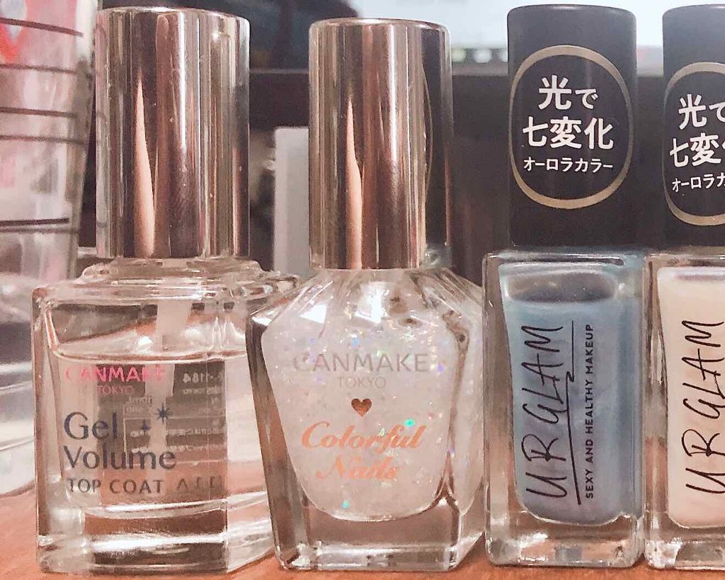 ジェルボリュームトップコート/キャンメイク/ネイルトップコートを使ったクチコミ（2枚目）