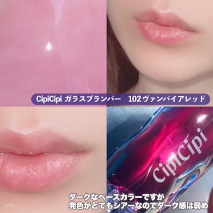 ガラスプランパー 102 ヴァンパイアレッド/CipiCipi/リッププランパーの画像