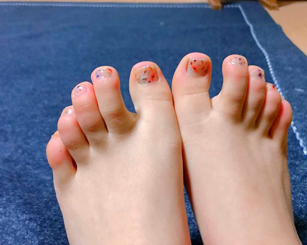 しずくネイルシール/キャンドゥ/ネイルシールを使ったクチコミ（1枚目）