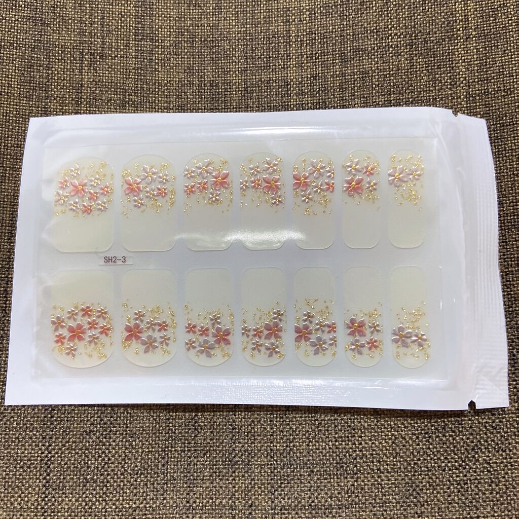 ネイルシール/Qoo10/ネイルシールを使ったクチコミ(9枚目)