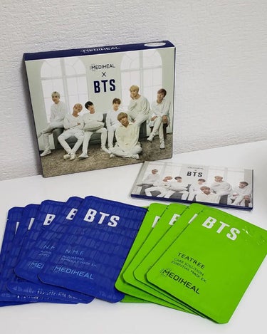 MEDIHEAL メディヒール x BTS スペシャル セット のクチコミ「♡スキンケア♡

メディヒール　BTSコラボパック　ポストカード付き　各1679円

────.....」（3枚目）