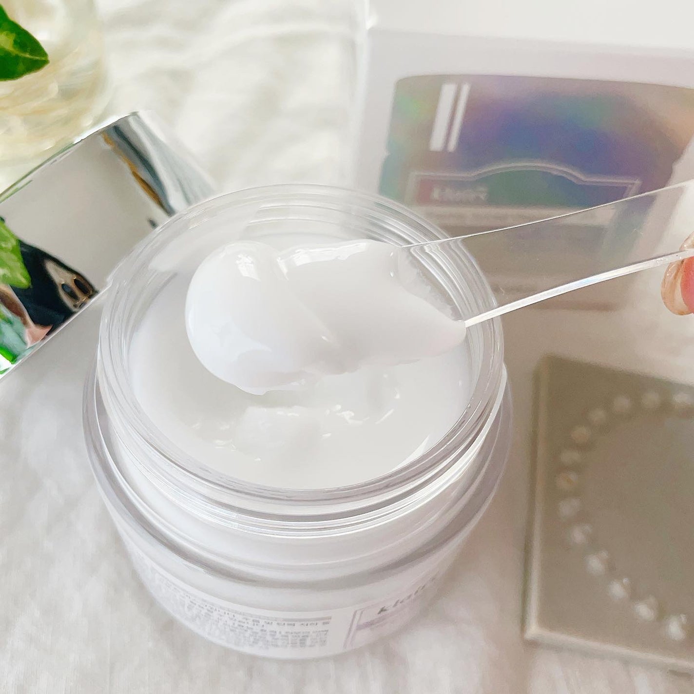 ミッドナイトブルーカーミングクリーム/Klairs/フェイスクリームを使ったクチコミ(2枚目)