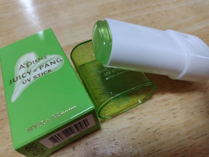 アピュー ジューシーパン UVスティック/A’pieu/日焼け止め・UVケアを使ったクチコミ(1枚目)