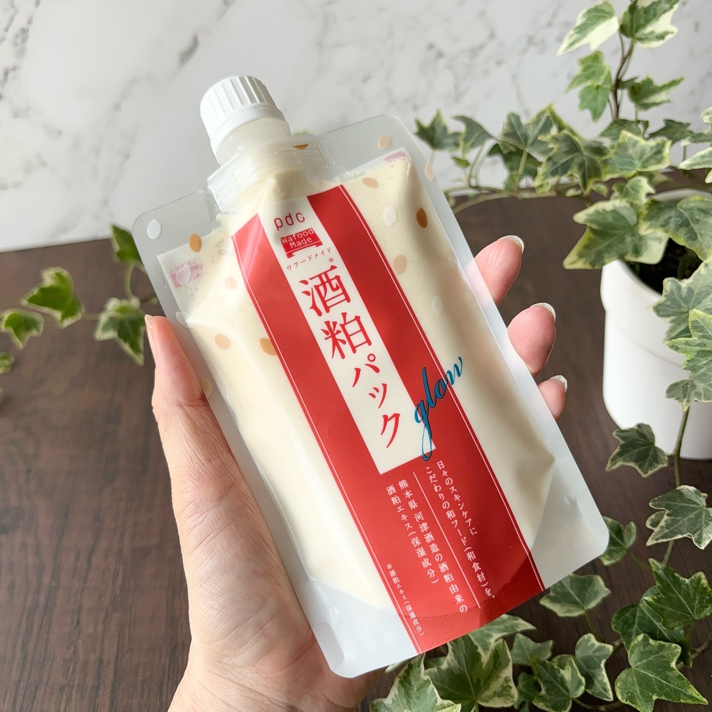 ワフードメイド 酒粕マスク グロー/pdc/シートマスク・パックを使ったクチコミ（2枚目）