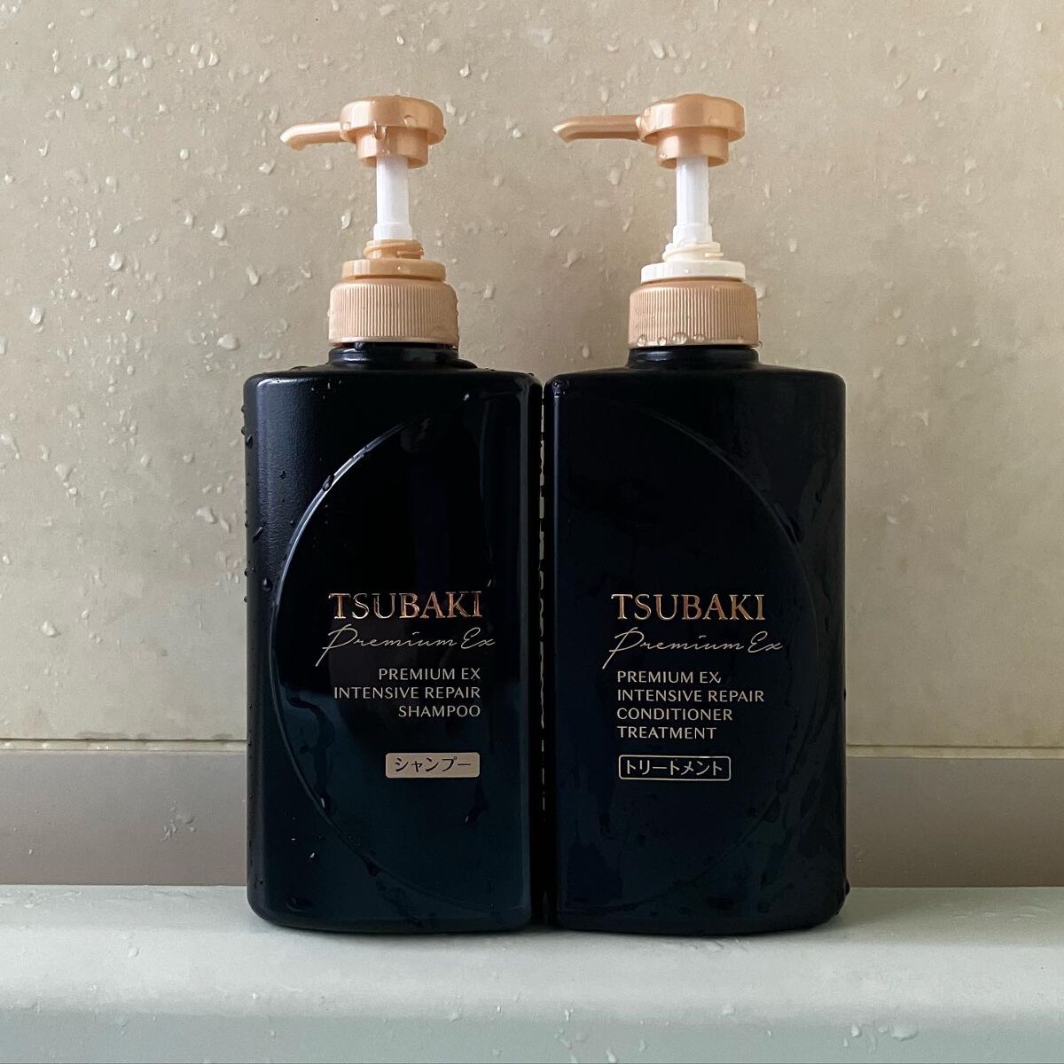 プレミアムＥＸ インテンシブリペア ＜シャンプー＞／コンディショナー＜ヘアトリートメント＞ /TSUBAKI/市販シャンプーを使ったクチコミ（1枚目）