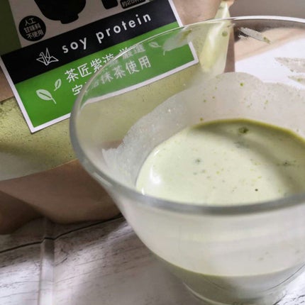 MATCHA PURE(プロテインパウダー)/ピュアパートナー/ソイプロテインを使ったクチコミ(3枚目)