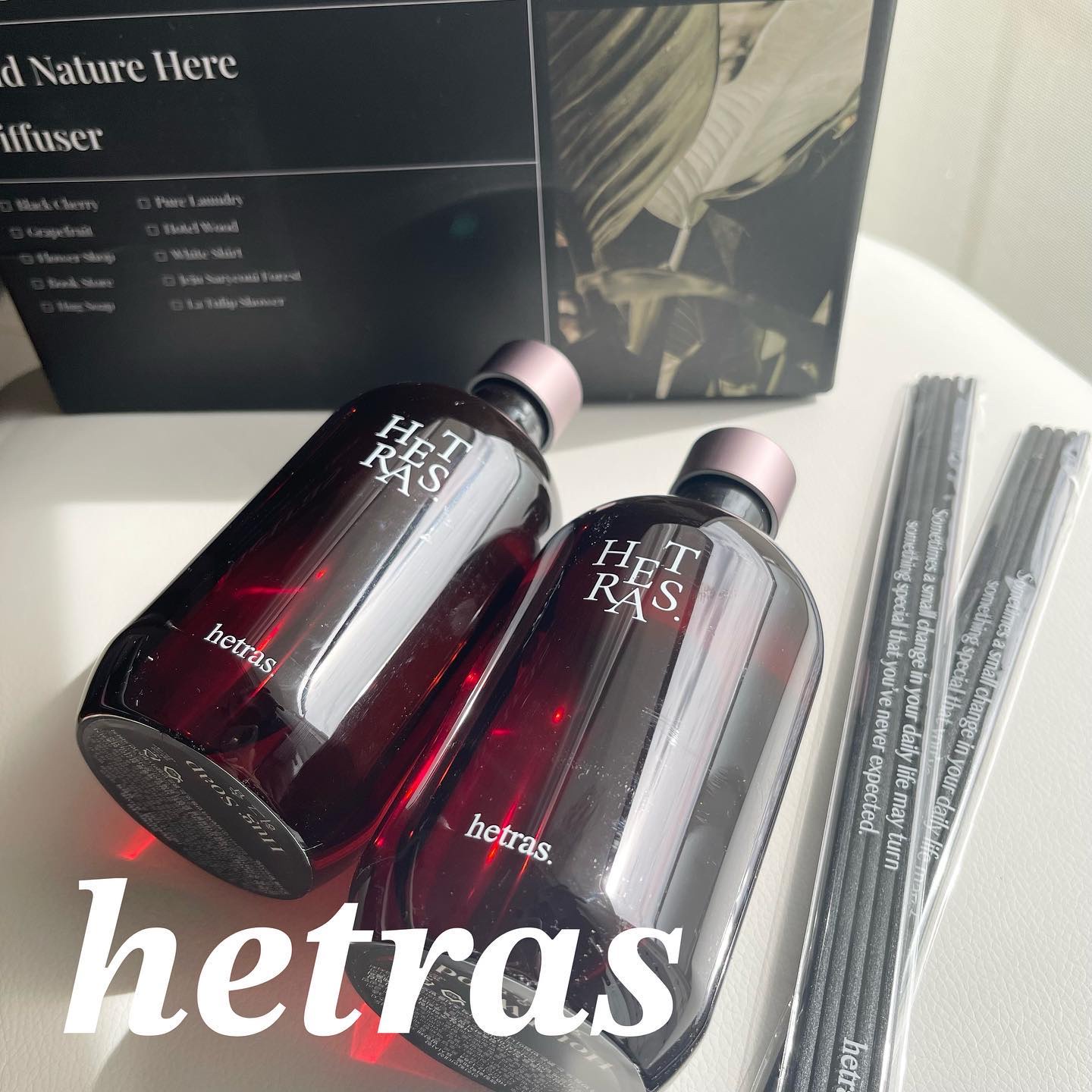 プレミアムディフューザー/hetras/ルームフレグランスを使ったクチコミ（1枚目）