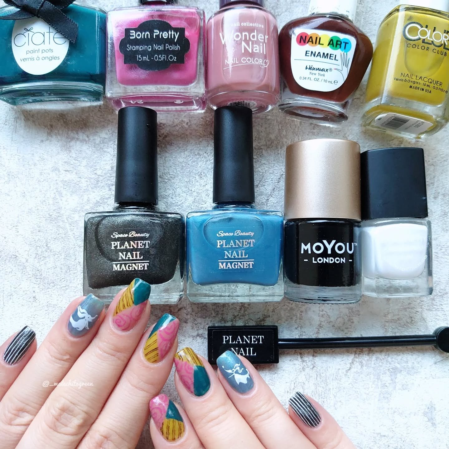 試してみた】スタンプネイル用ポリッシュ Moyou Londonの人気色