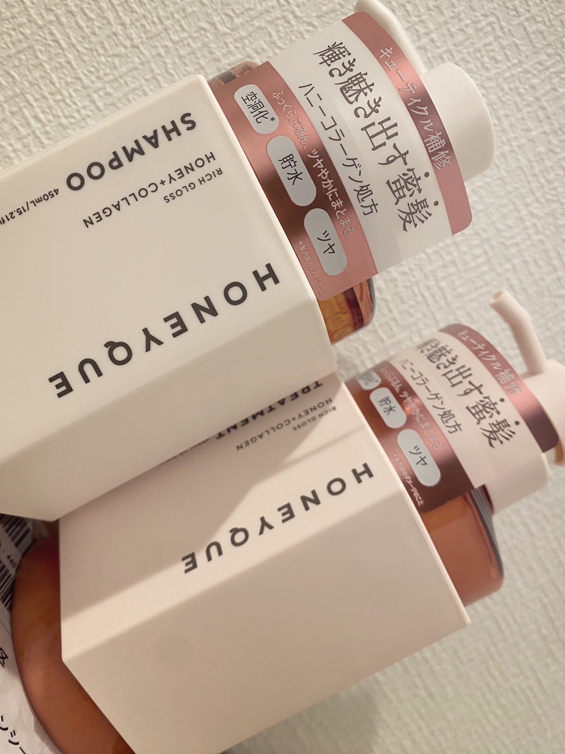 リッチグロス シャンプー シャイニー／ヘアトリートメント シャイニー/ハニーク/市販シャンプーを使ったクチコミ（1枚目）