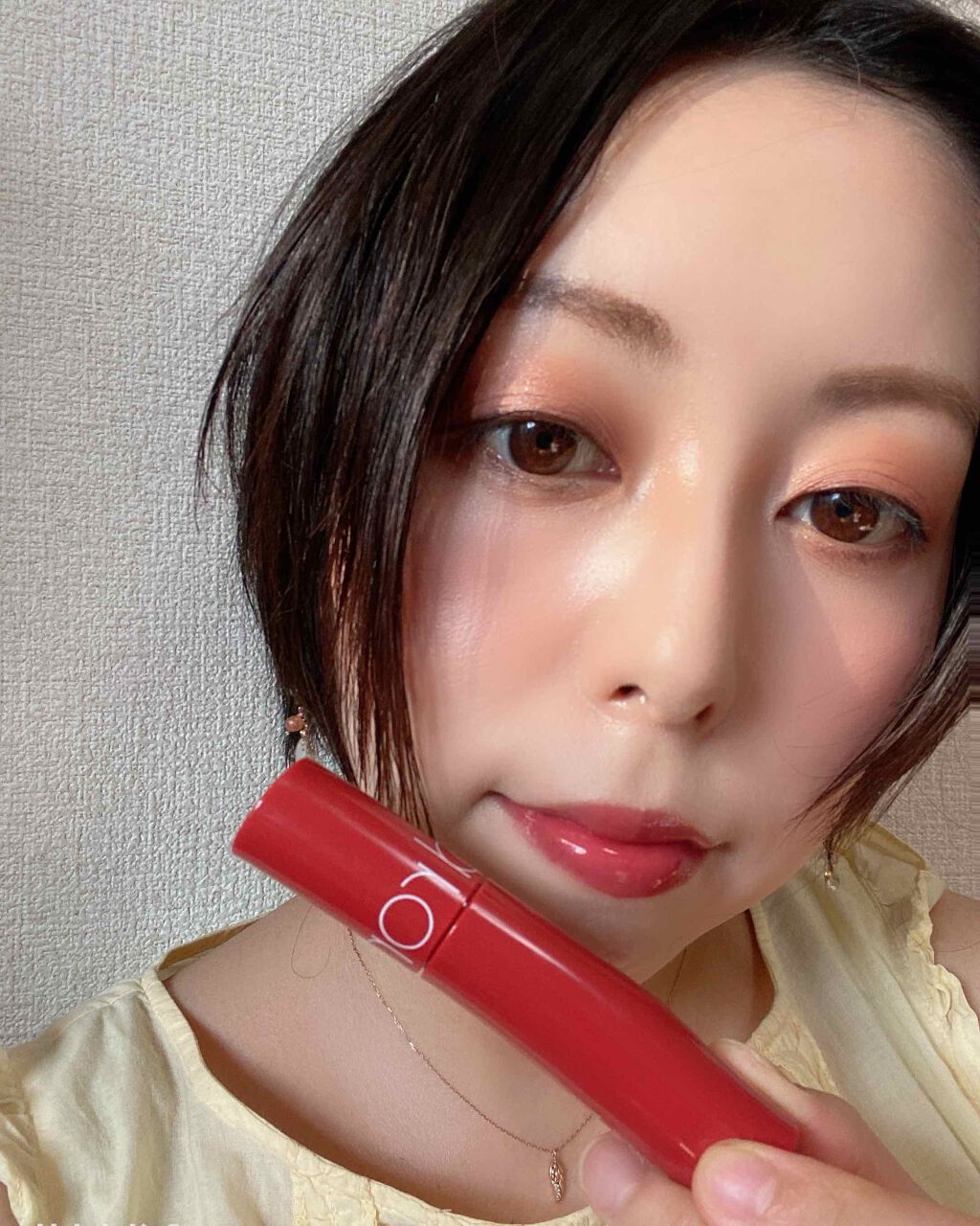 ジューシーラスティングティント/rom&nd/リップティントを使ったクチコミ（3枚目）