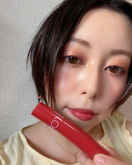 ジューシーラスティングティント/rom&nd/リップティントを使ったクチコミ(3枚目)