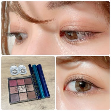 UR GLAM　BLOOMING EYE COLOR PALETTE/U R GLAM/アイシャドウパレットを使ったクチコミ（1枚目）