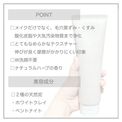 クレイ W クレンズ/アンテリージェEX/クレンジングクリームを使ったクチコミ(2枚目)