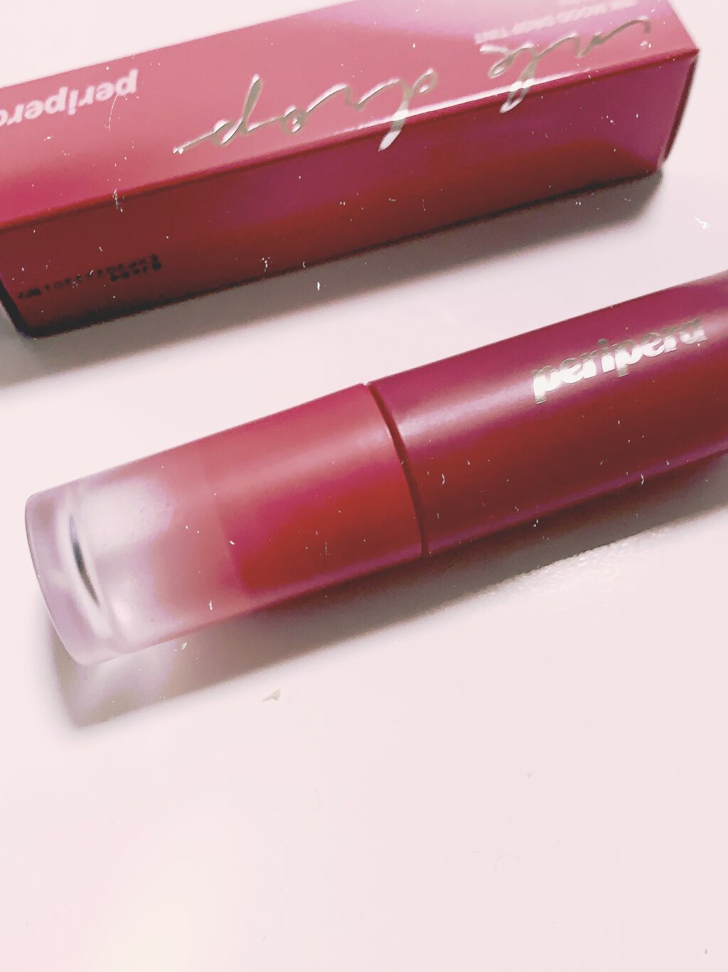 インク ムード ドロップ ティント/PERIPERA/リップグロスを使ったクチコミ（1枚目）