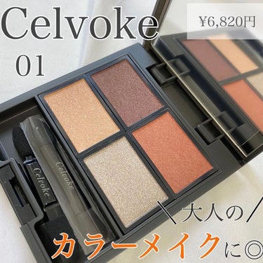 ヴォランタリー  アイパレット 01/Celvoke/アイシャドウパレットを使ったクチコミ（1枚目）