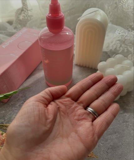 ピンクアロエビタトナー/APRILSKIN/化粧水を使ったクチコミ(2枚目)