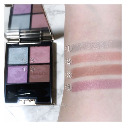 アイカラーレーション/LUNASOL/アイシャドウパレットを使ったクチコミ(4枚目)