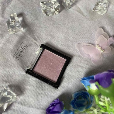 UR GLAM　POWDER EYESHADOW ラベンダー/U R GLAM/シングルアイシャドウを使ったクチコミ（2枚目）