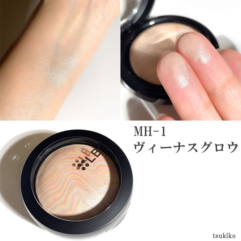 マーブルハイライター/LB/パウダーチークを使ったクチコミ(4枚目)