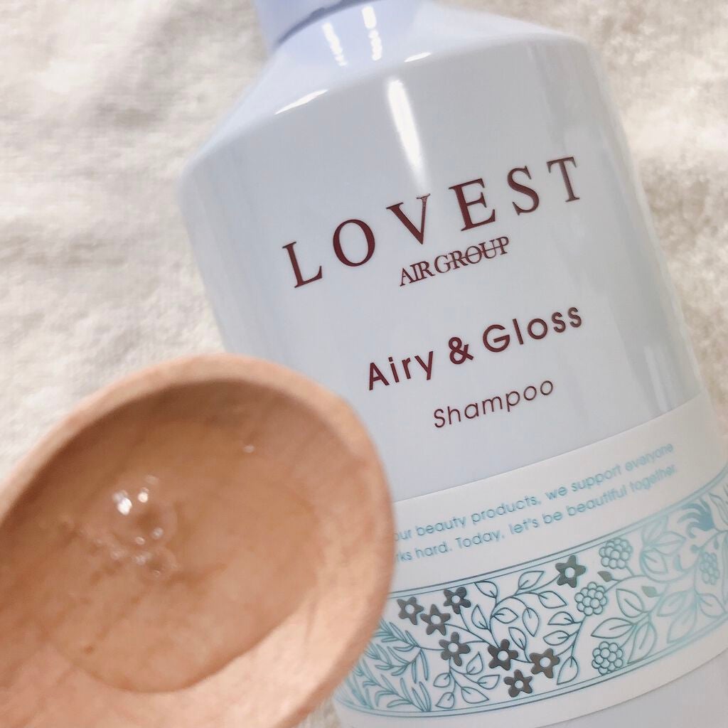 エアリーアンドグロス シャンプー/トリートメント /LOVEST by air Salon Quality Hair Care/市販シャンプーを使ったクチコミ(4枚目)