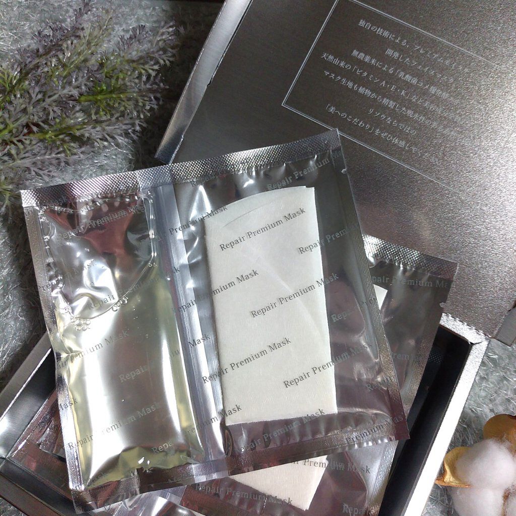 リソウ リペアプレミアムマスク/リソウコーポレーション/シートマスク・パックを使ったクチコミ（2枚目）