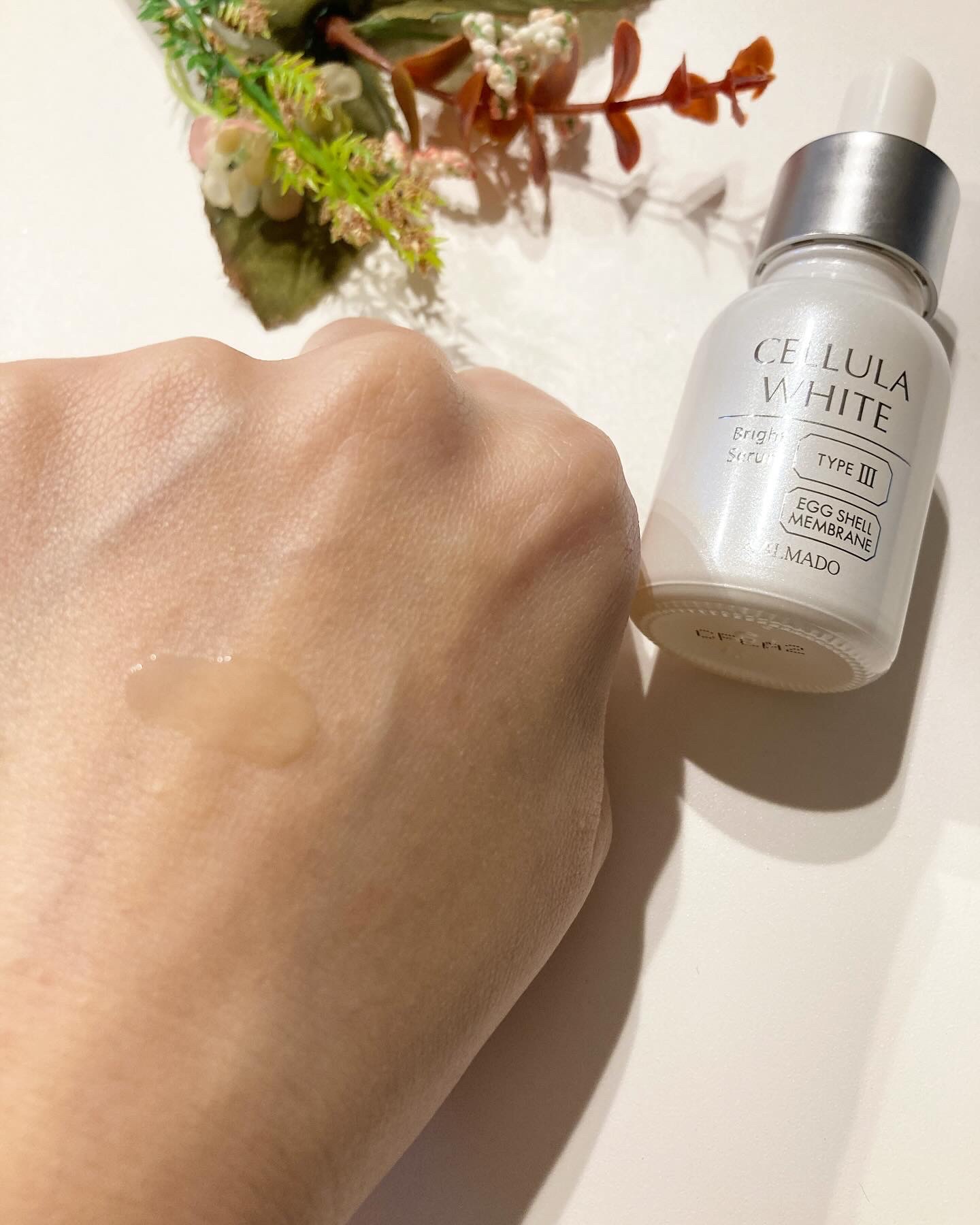 ホワイト ブライトセラム 15ml/CELLULA/美容液を使ったクチコミ（3枚目）