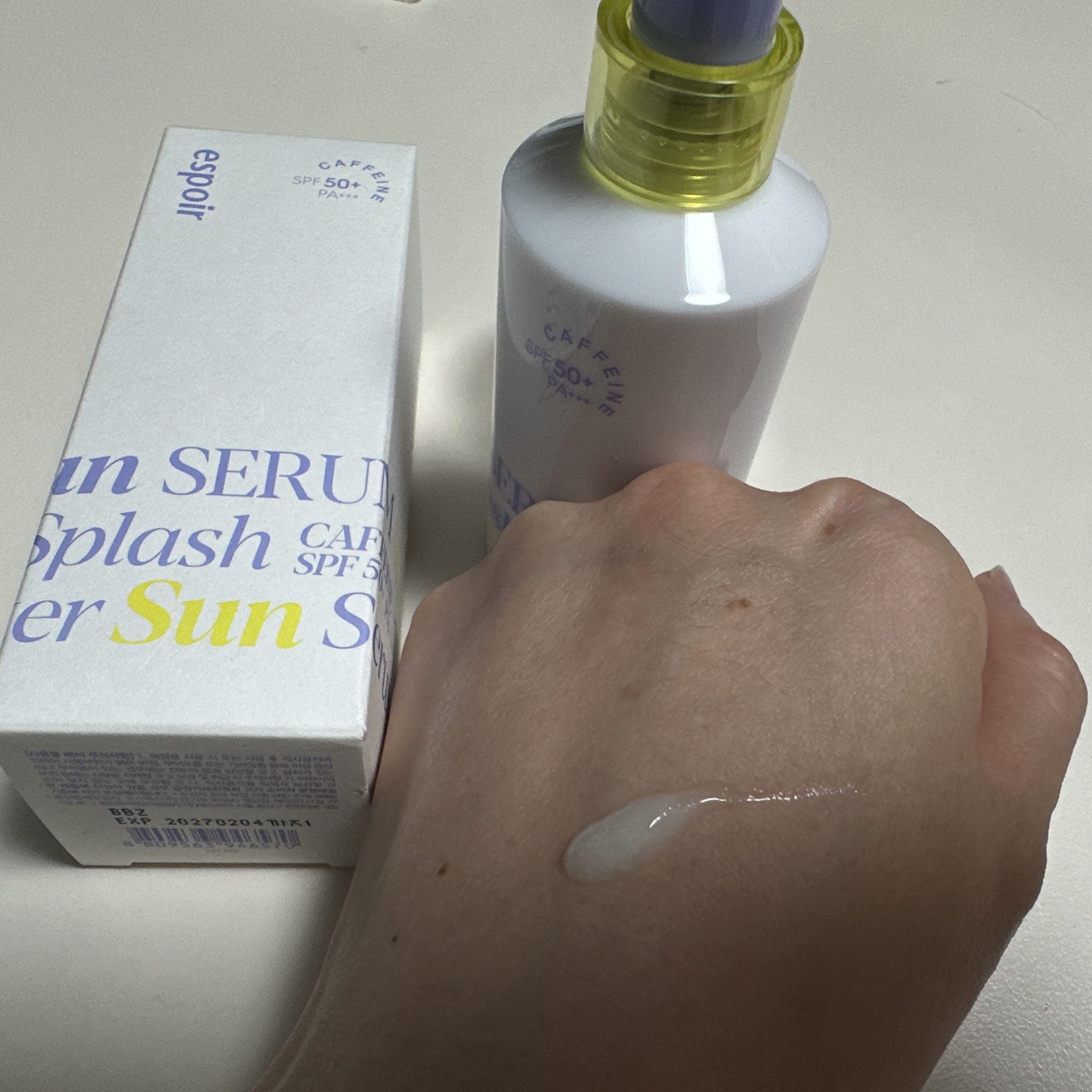 エスポア ウォータースプラッシュサンセラム/espoir/日焼け止めクリームを使ったクチコミ（2枚目）