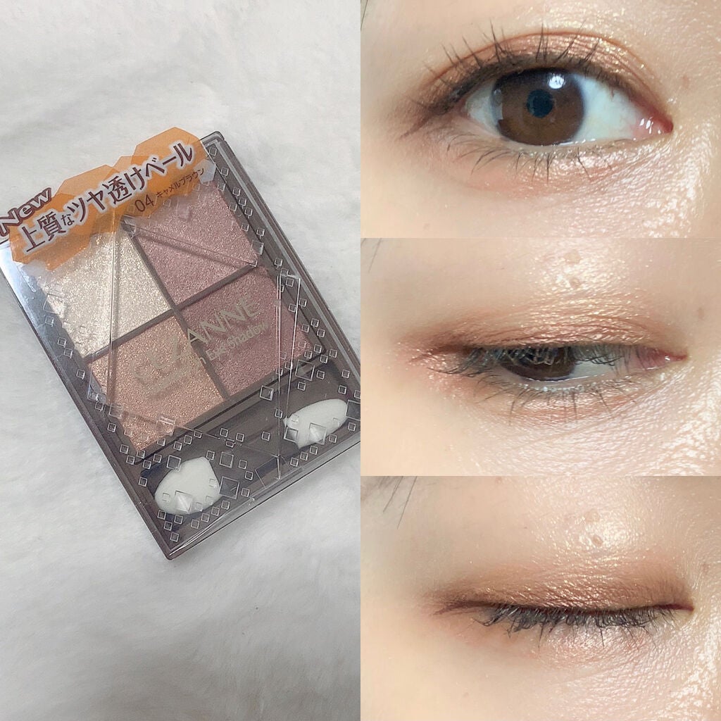 ニュアンスオンアイシャドウ/CEZANNE/アイシャドウパレットを使ったクチコミ(4枚目)