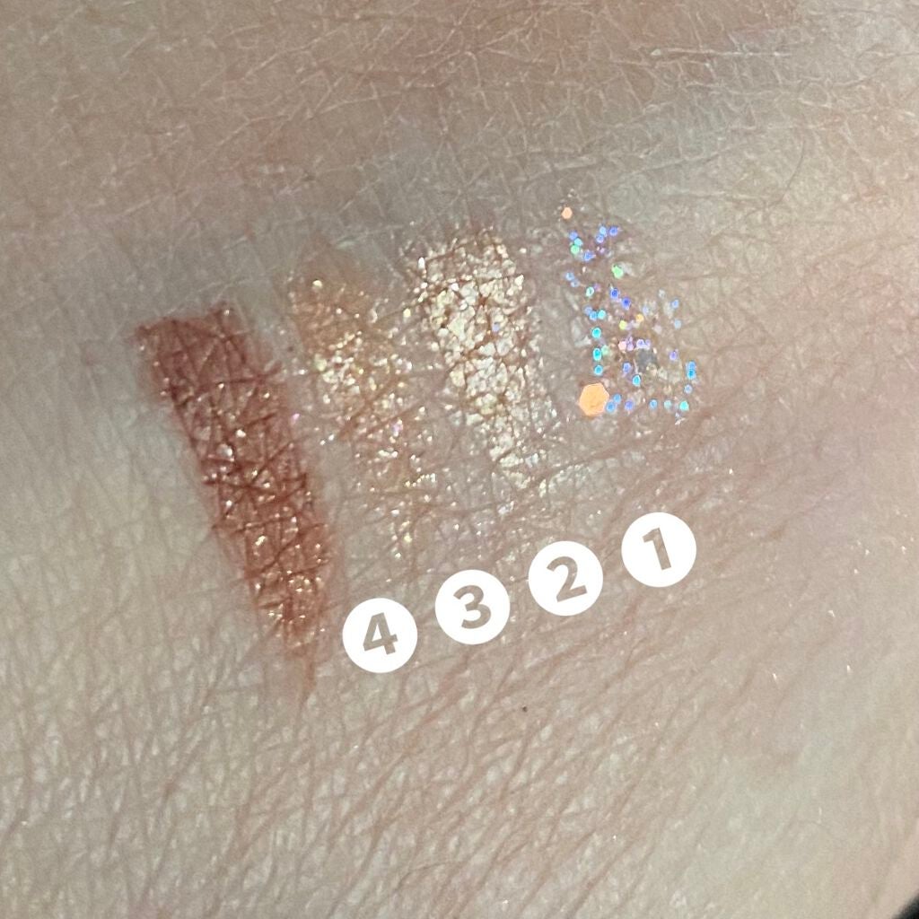 TWINKLE POP Pearl Flex Glitter Eye Palette/CLIO/アイシャドウパレットを使ったクチコミ(4枚目)