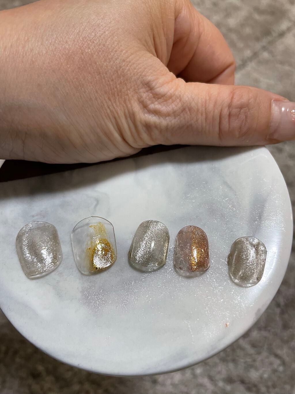 マグネットジェル/NAILTOWN/ジェルネイルを使ったクチコミ(5枚目)