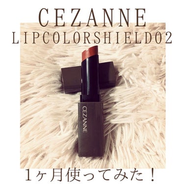 リップカラーシールド/CEZANNE/口紅を使ったクチコミ（1枚目）