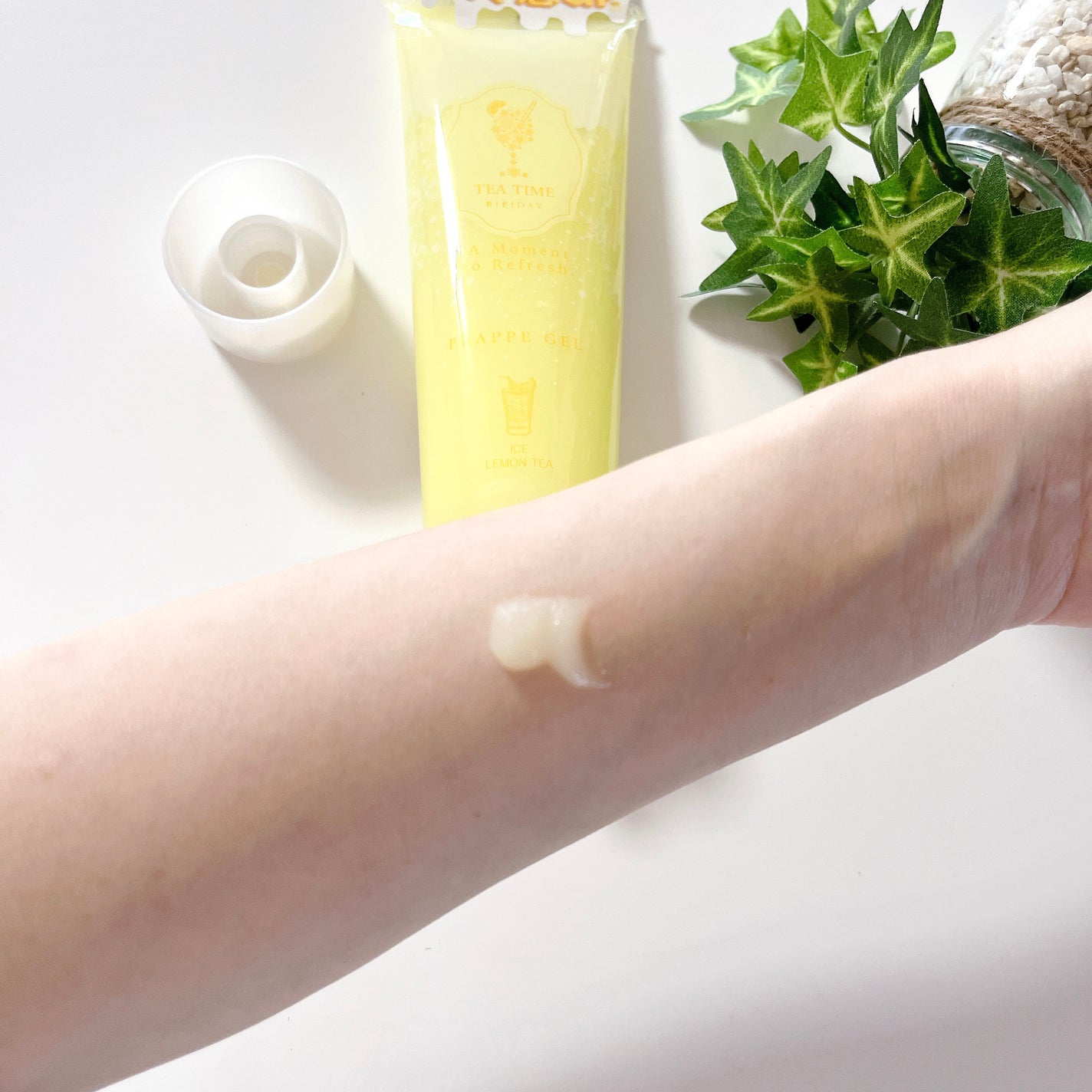 BIBIDAY TEA TIME フラッペジェル アイスレモンティーの香り /BIBIDAY/ボディローションを使ったクチコミ(3枚目)