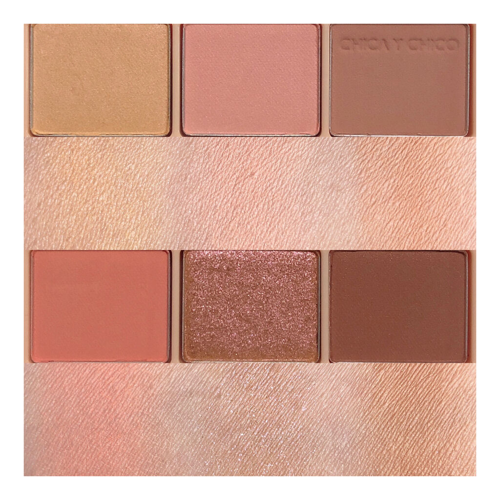 ワンショットアイパレット 11＃DEAR LOVE/CHICAY CHICO/アイシャドウパレットを使ったクチコミ（2枚目）