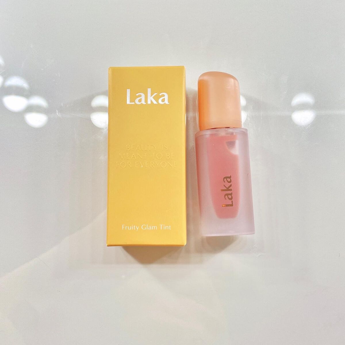 フルーティーグラムティント/Laka/リップティントを使ったクチコミ（2枚目）