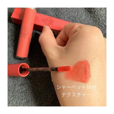 3CE VELVET LIP TINT/3CE/口紅を使ったクチコミ（2枚目）