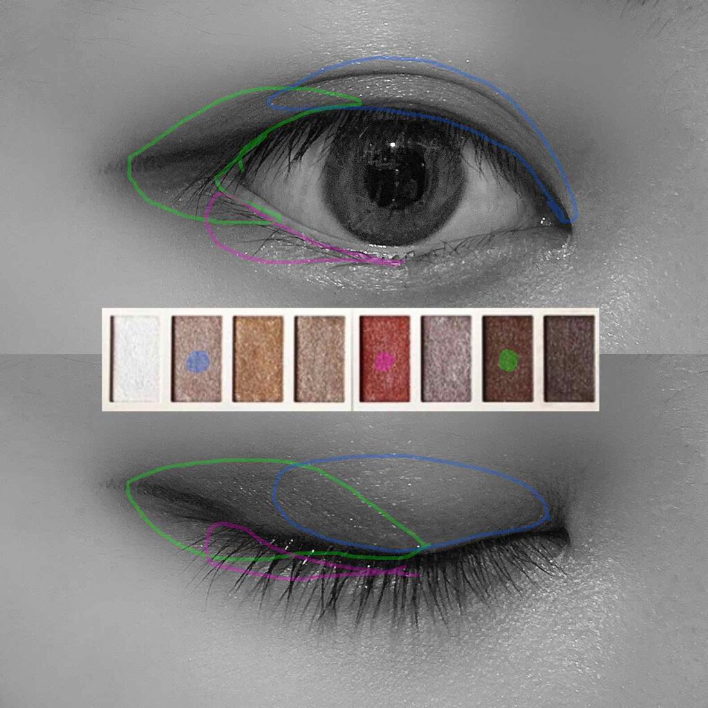 リシェ グラマラスモード アイパレット BR-2/Visée/アイシャドウパレットを使ったクチコミ（2枚目）